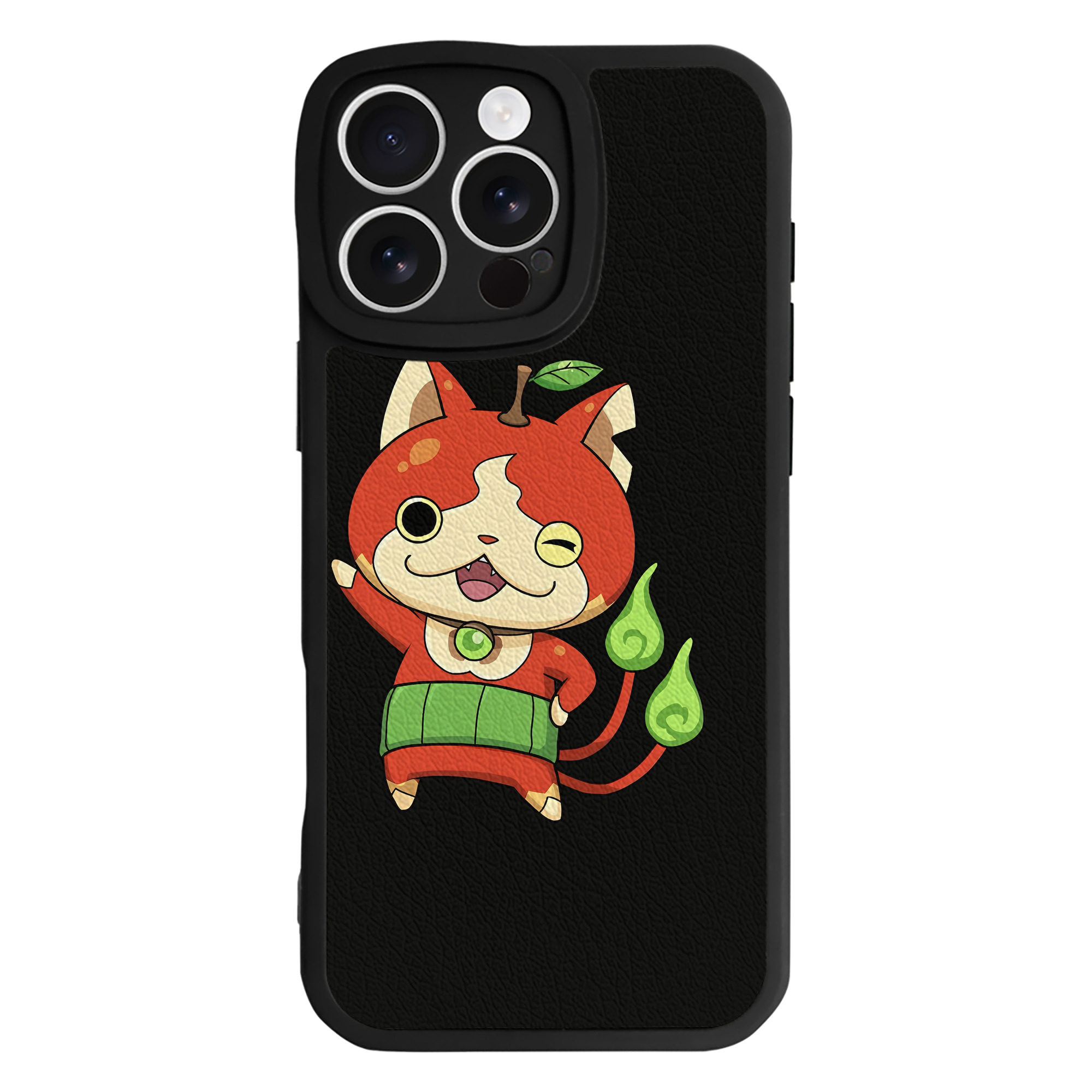 （画像用） 妖怪ウォッチ Yo-kai Watch 【iPhone 16シリーズ対応】シリコンスマホケース（レザー調） 材質：シリコン